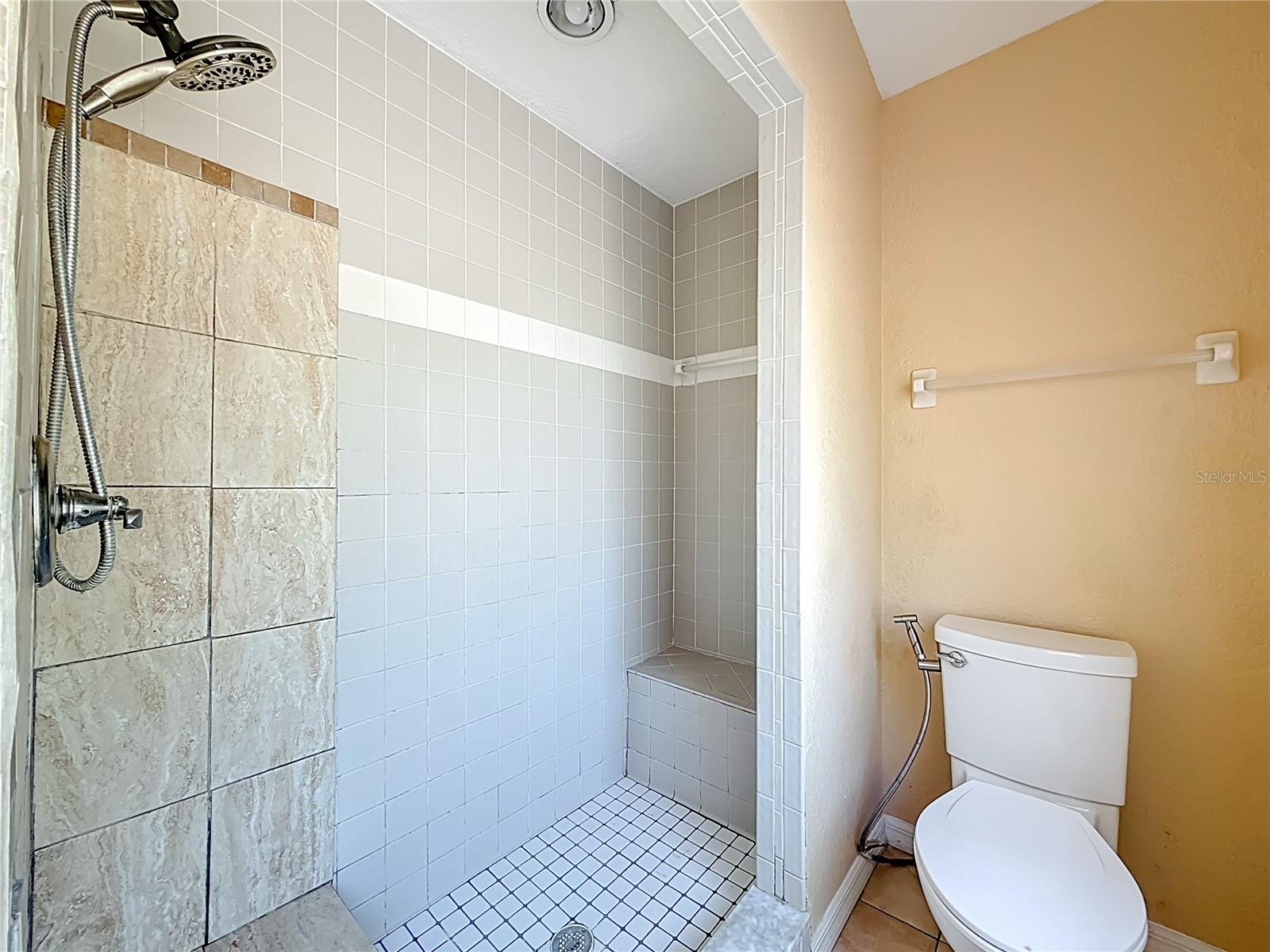 Primary bath with shower