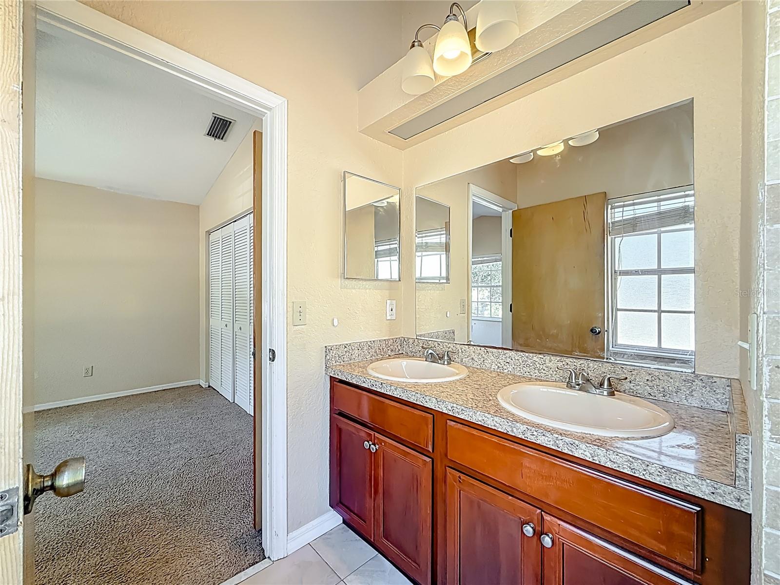 Primary bath with shower