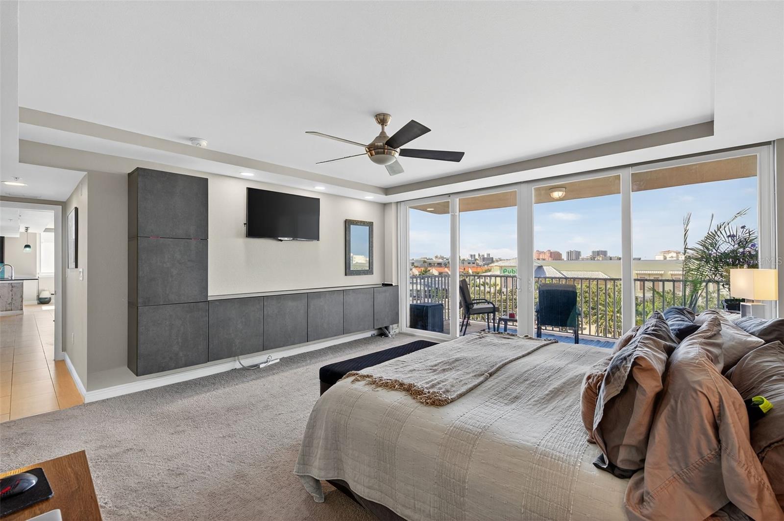 Master Bd Room with built in"s