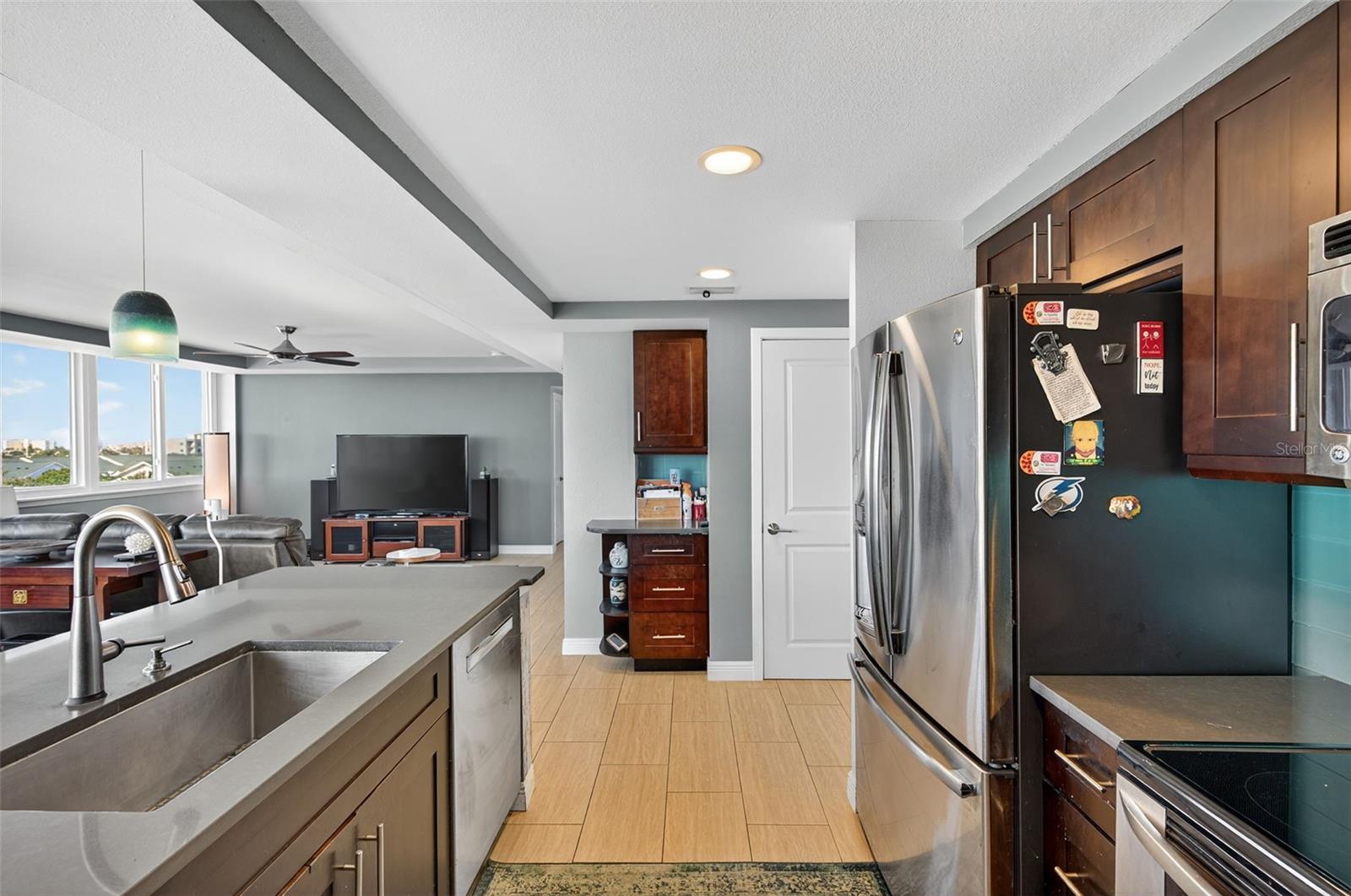 Touch-activated sink