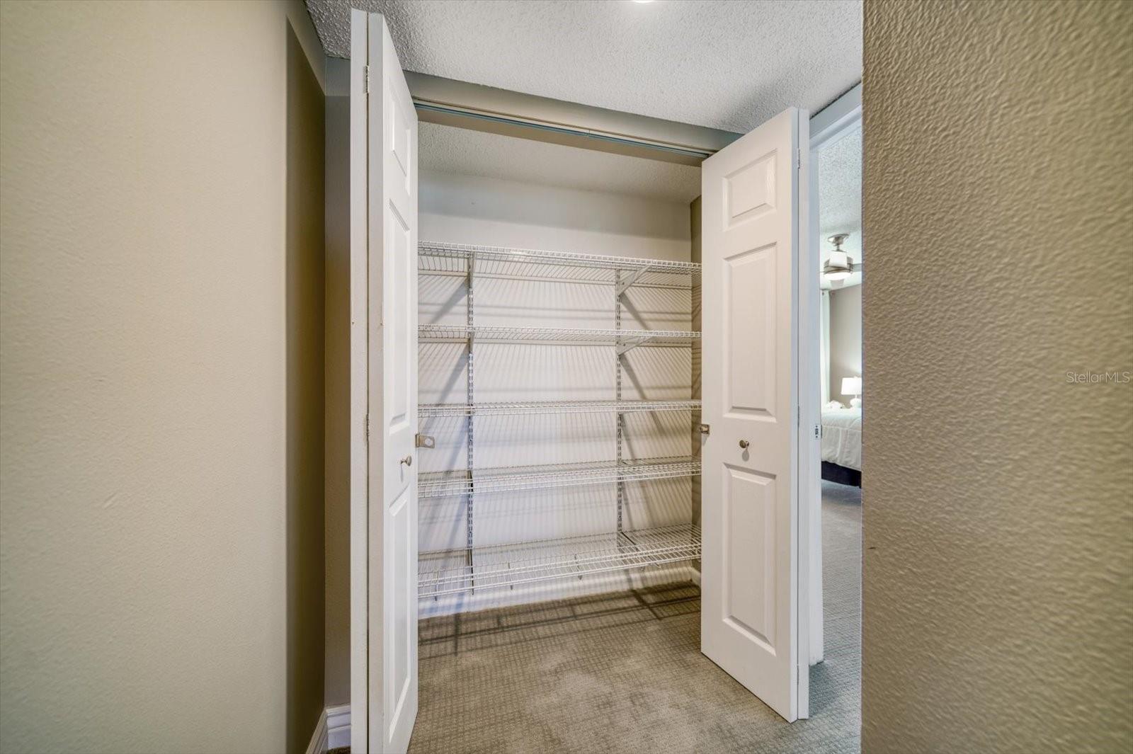 Large linen closet