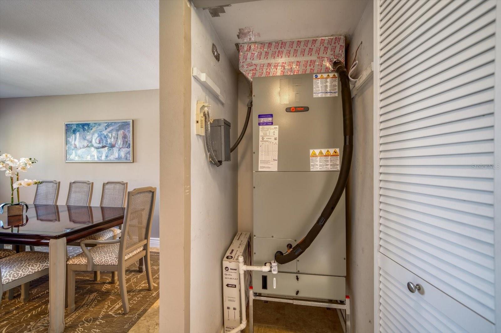 Trane air handler replaced in 2022