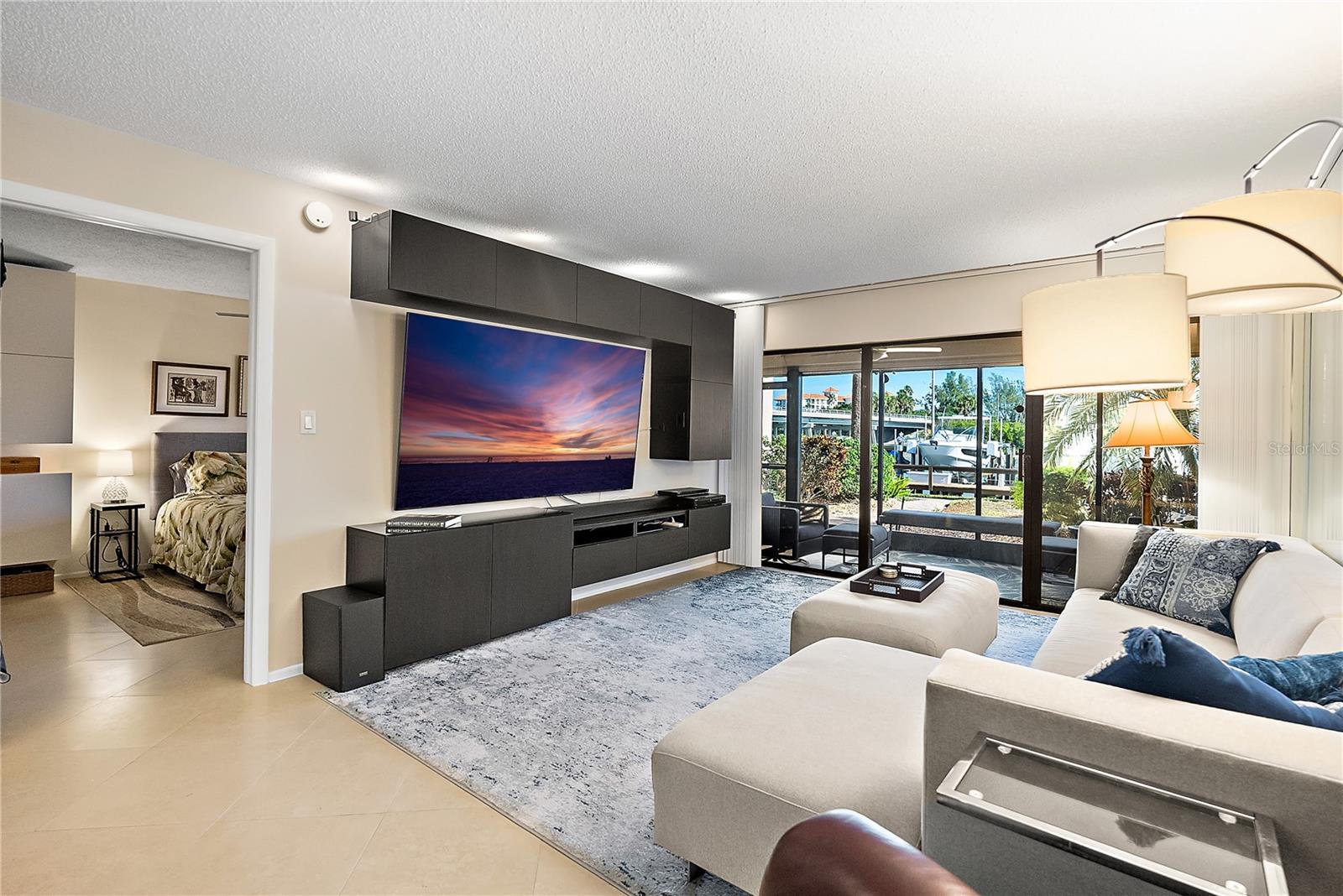 Waterfront views with your private boat slip and lift directly out the back door.