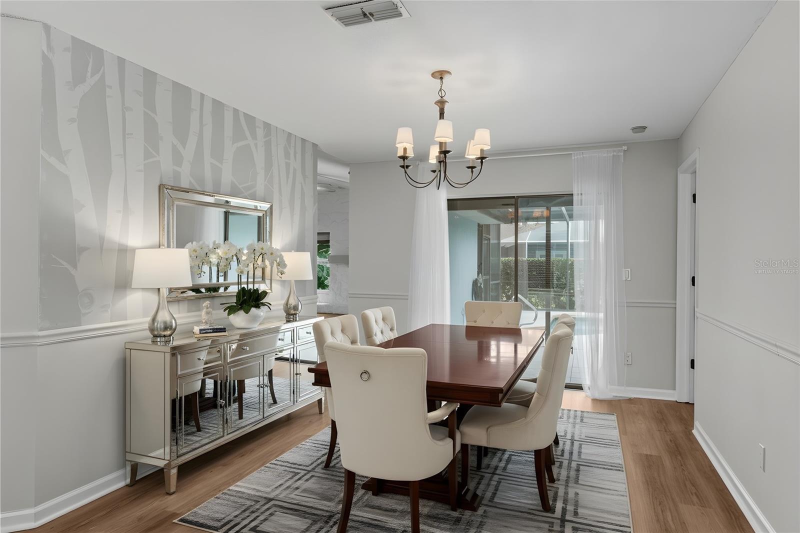 VIRTUALLY STAGED - Dining Room