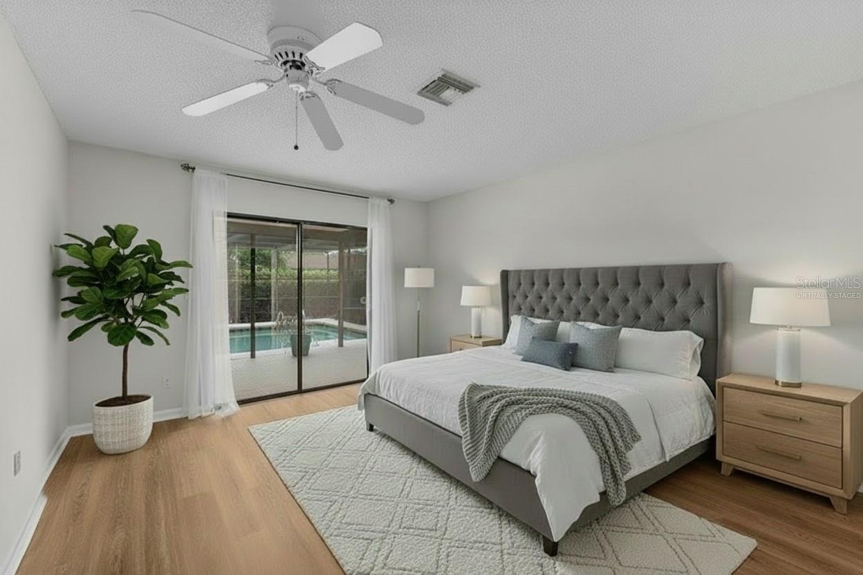 VIRTUALLY STAGED - Primary Bedroom