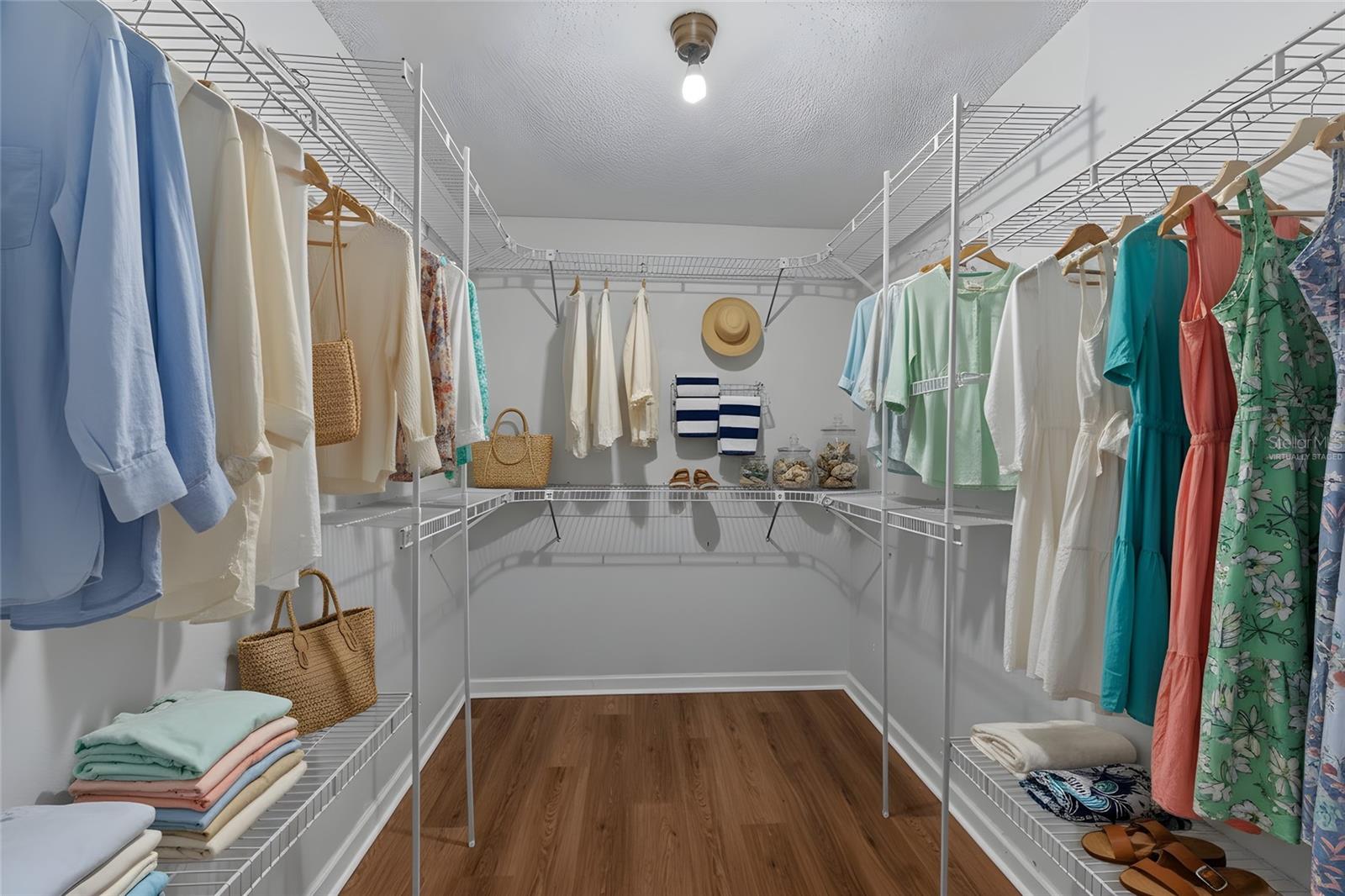 VIRTUALLY STAGED - Primary Bedroom Closet