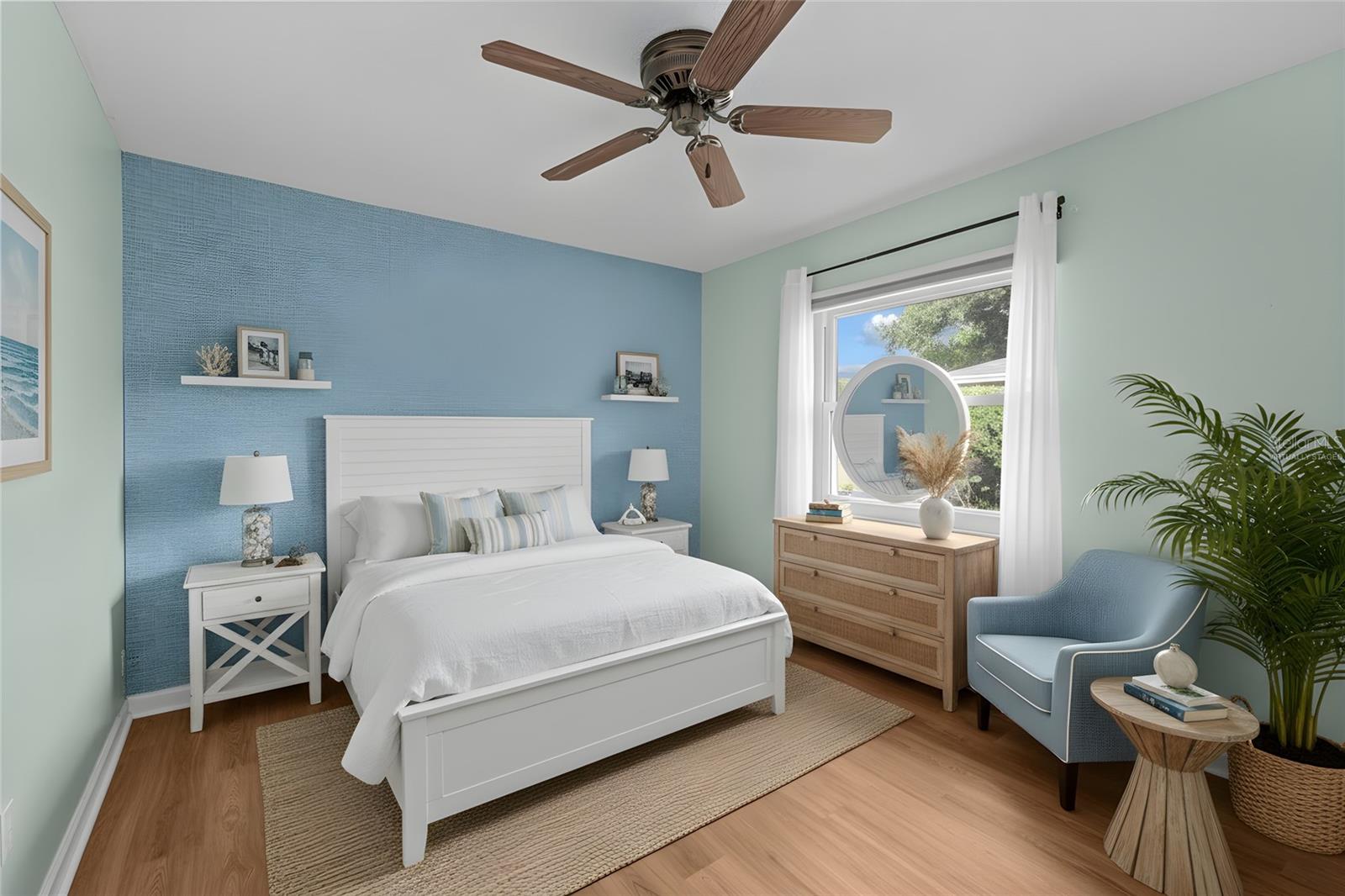 VIRTUALLY STAGED - Bedroom 2