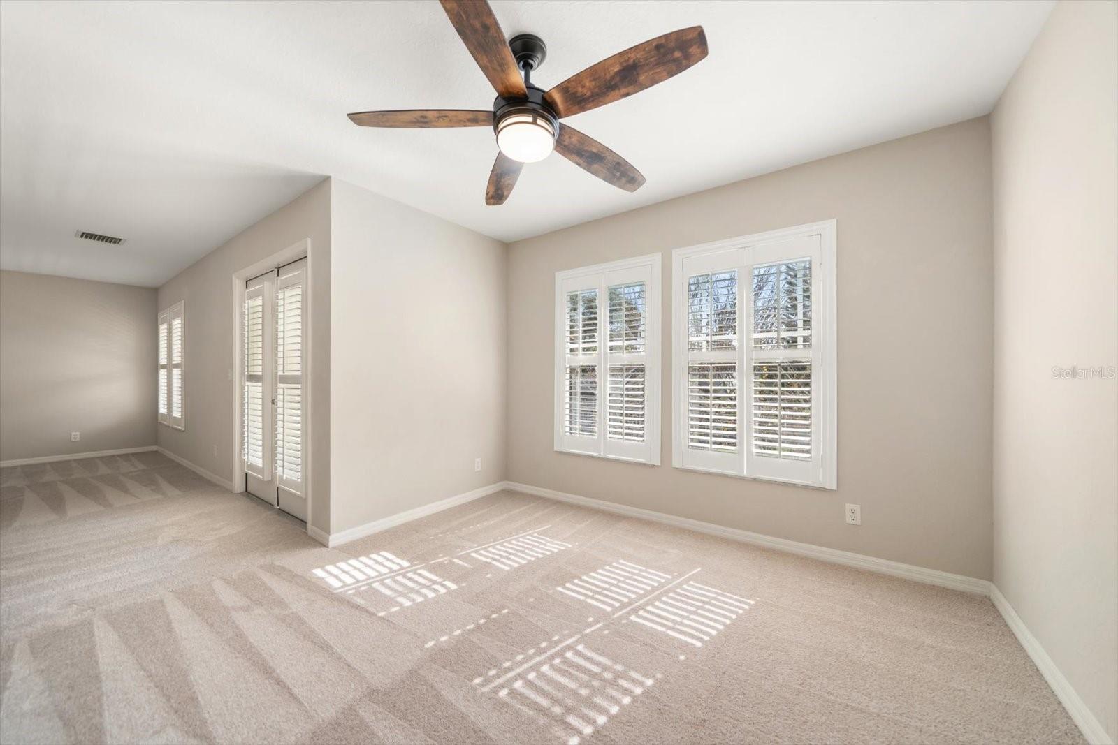 Sitting room in master bedroom