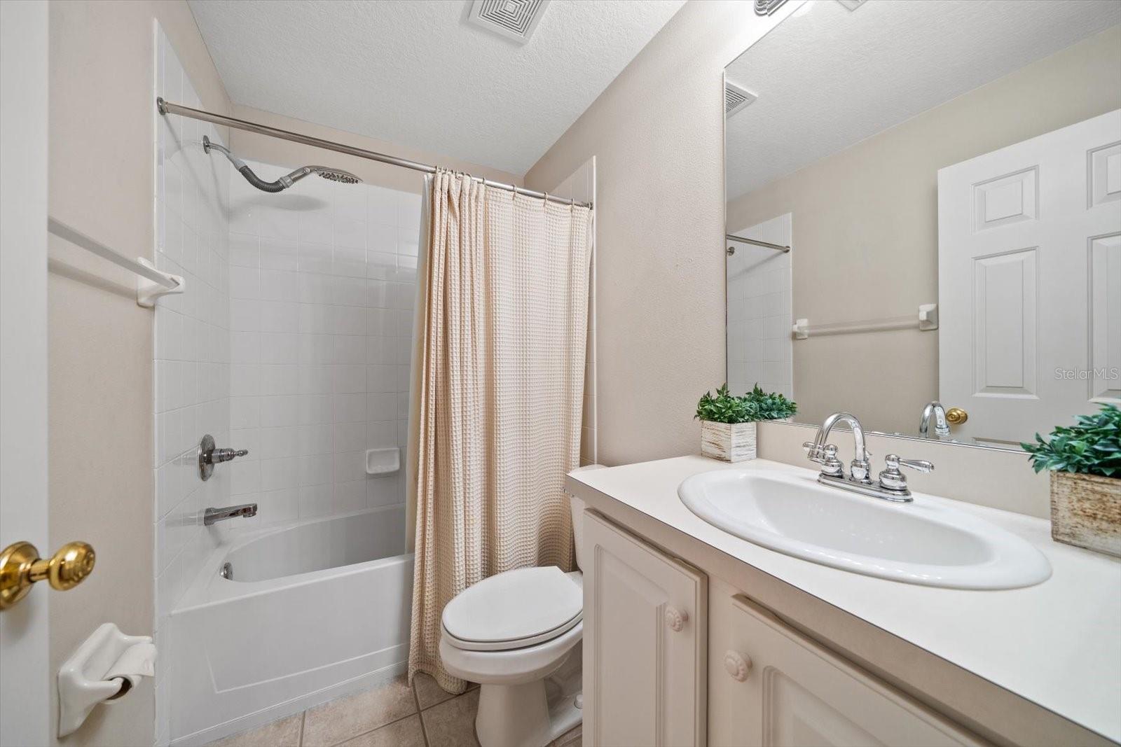 Second floor hall bathroom