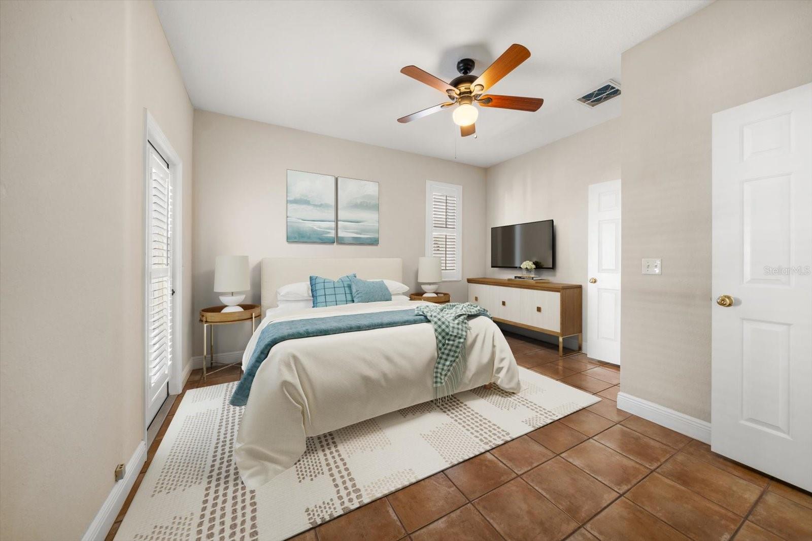 Main floor 4th bedroom/office