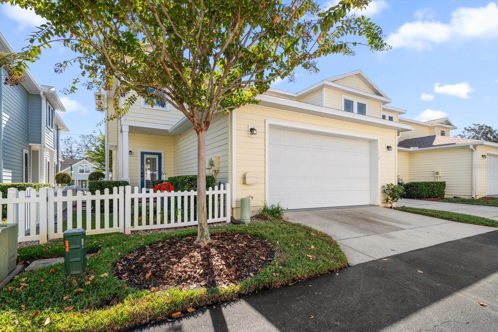 Alley access to garage