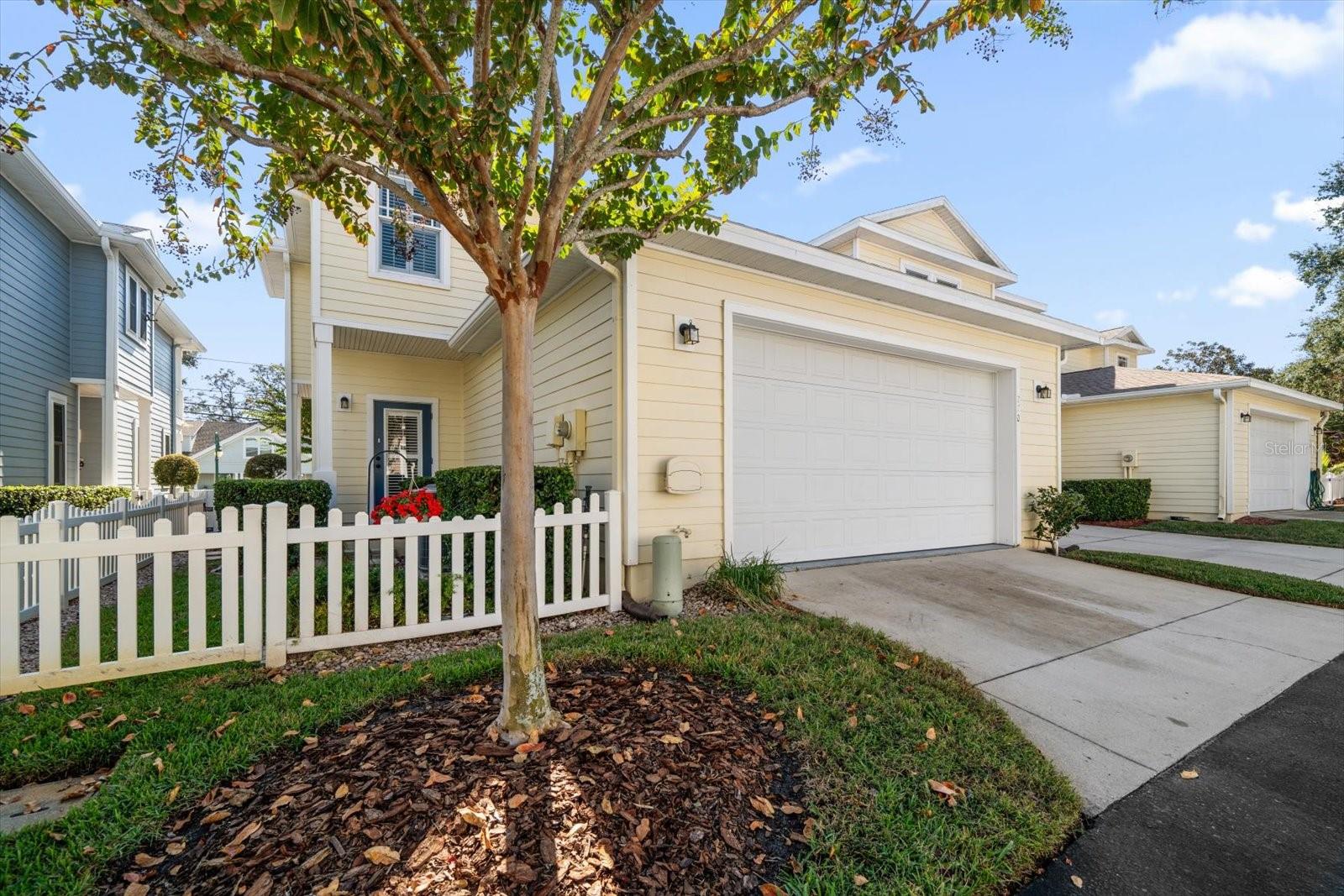 Alley access to garage