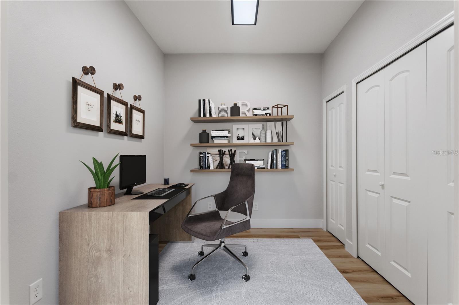 Staged Office
