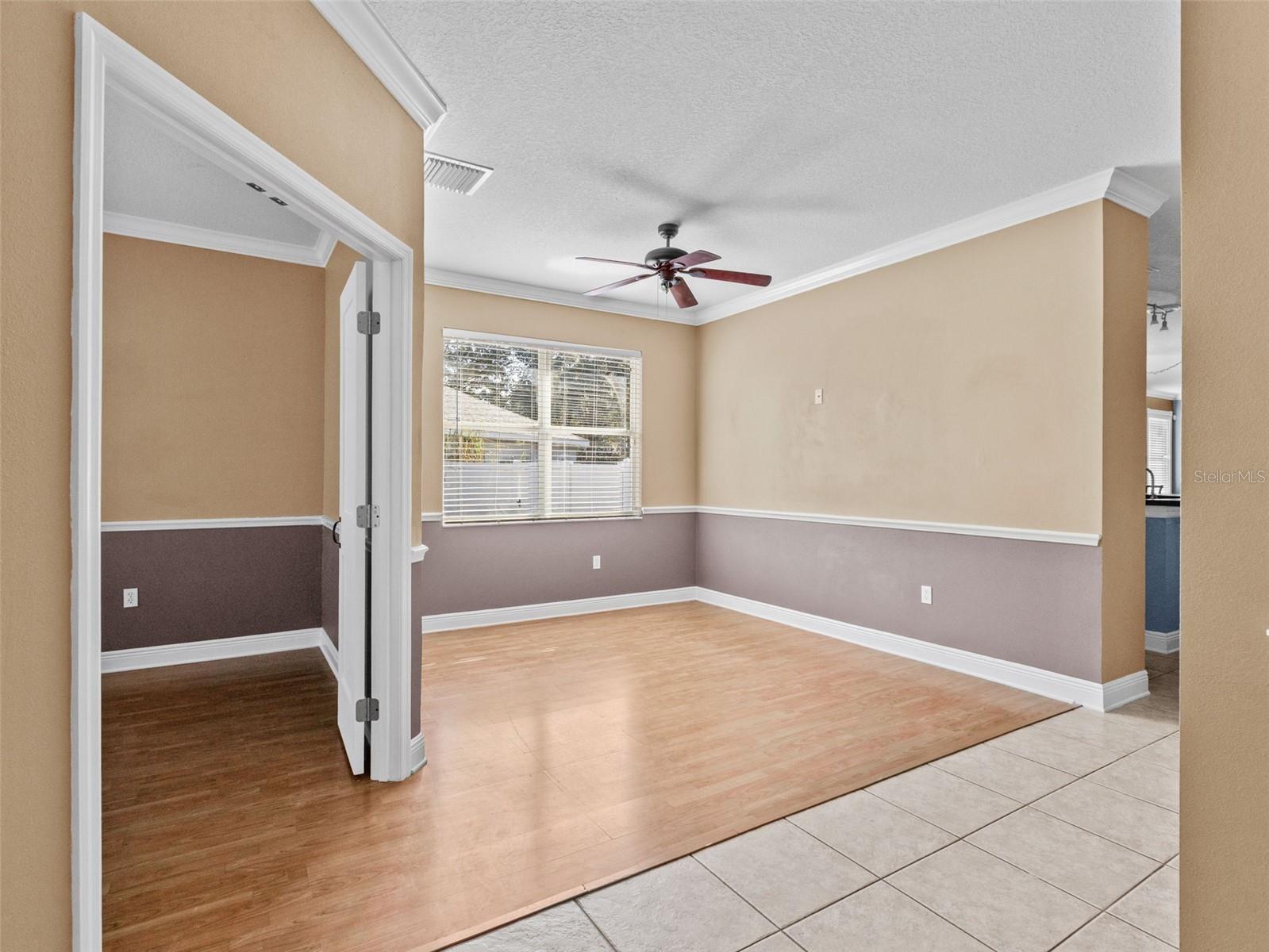 When you walk in the front door, Bonus room and office/flex room- can even be used as a 5th bedroom.