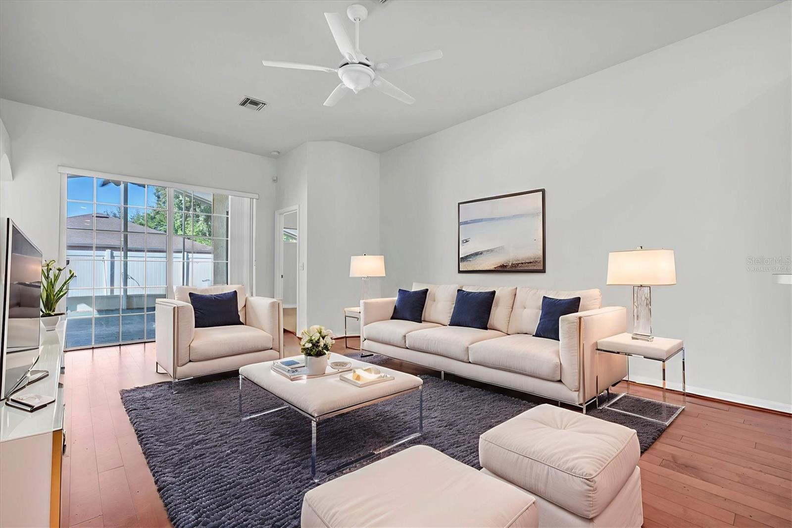 Virtually Staged - Family Room