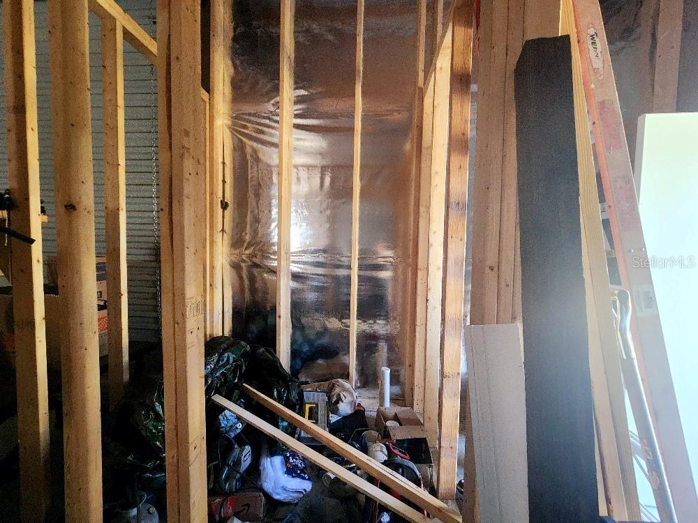 plumbed Bathroom pole barn