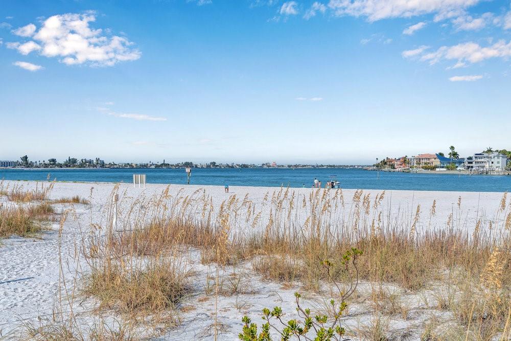 Private beach front living.