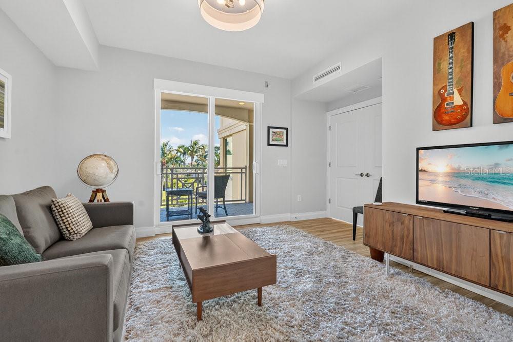 Balcony off guest room.