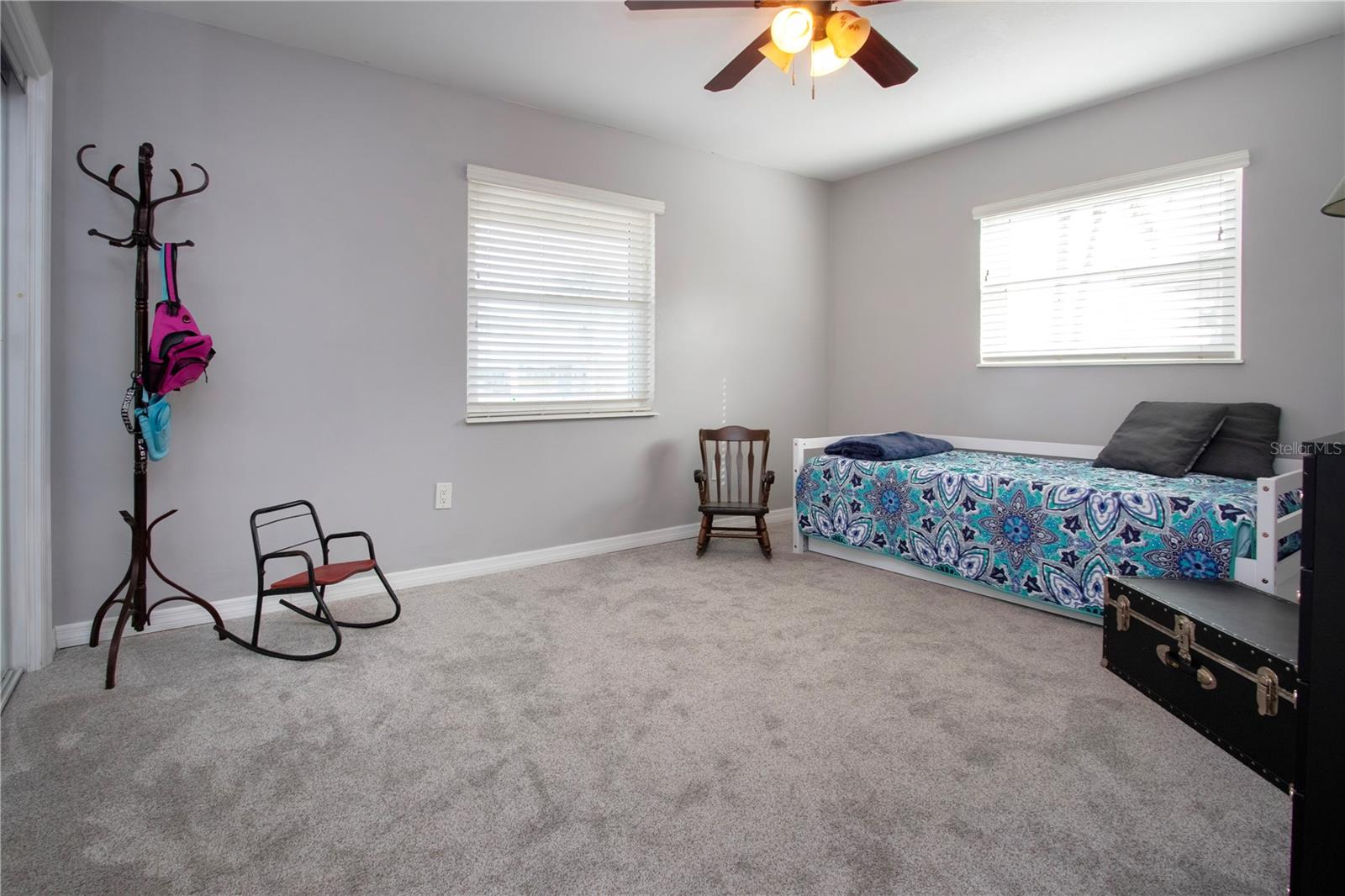 New carpet in both bedrooms