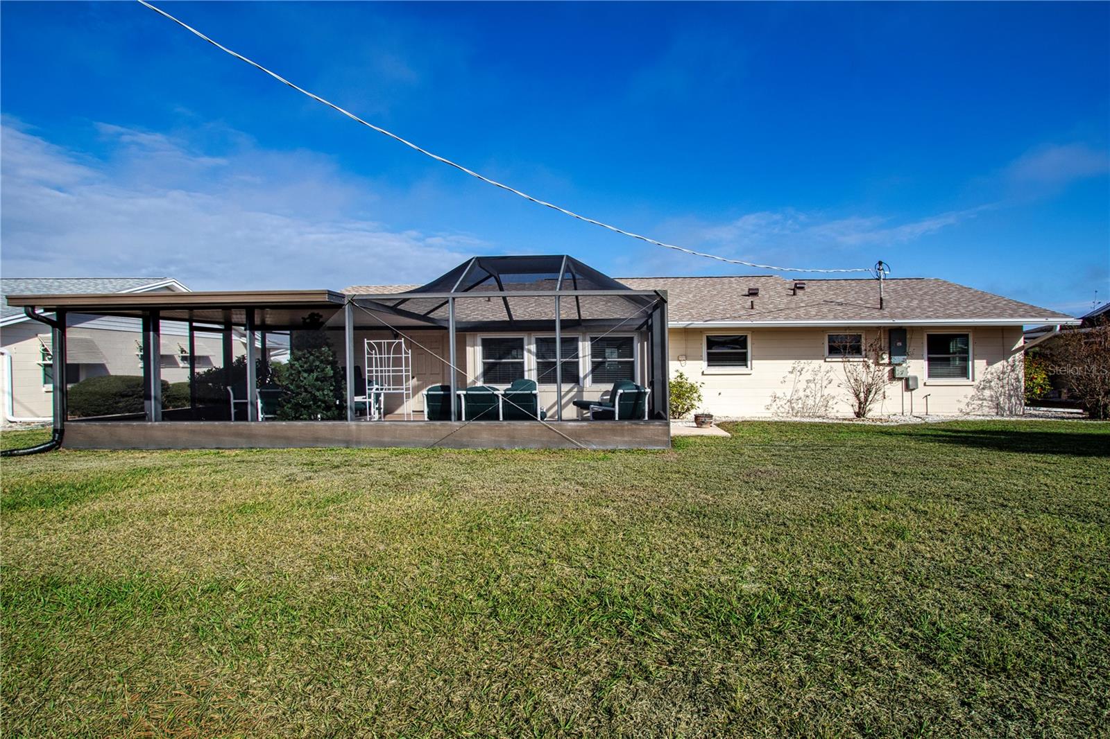 Back of house.  No HOA asnd can be fenced