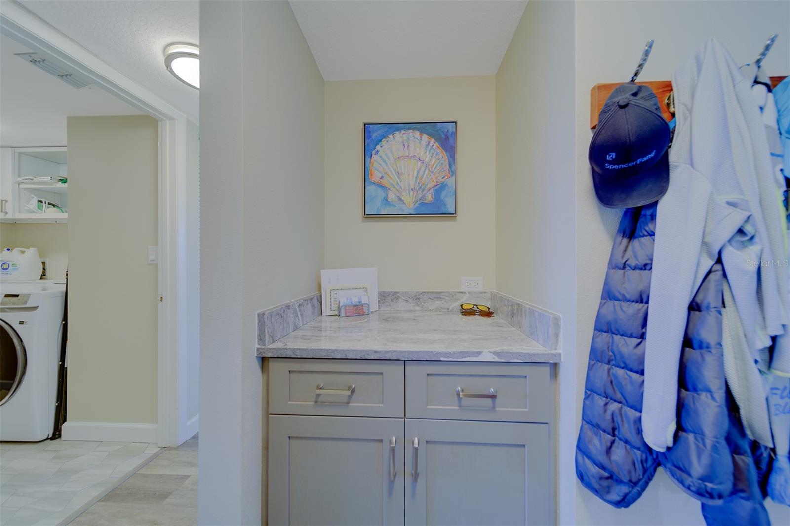 Additional Nook space in hallway off Foyer for storage, etc.