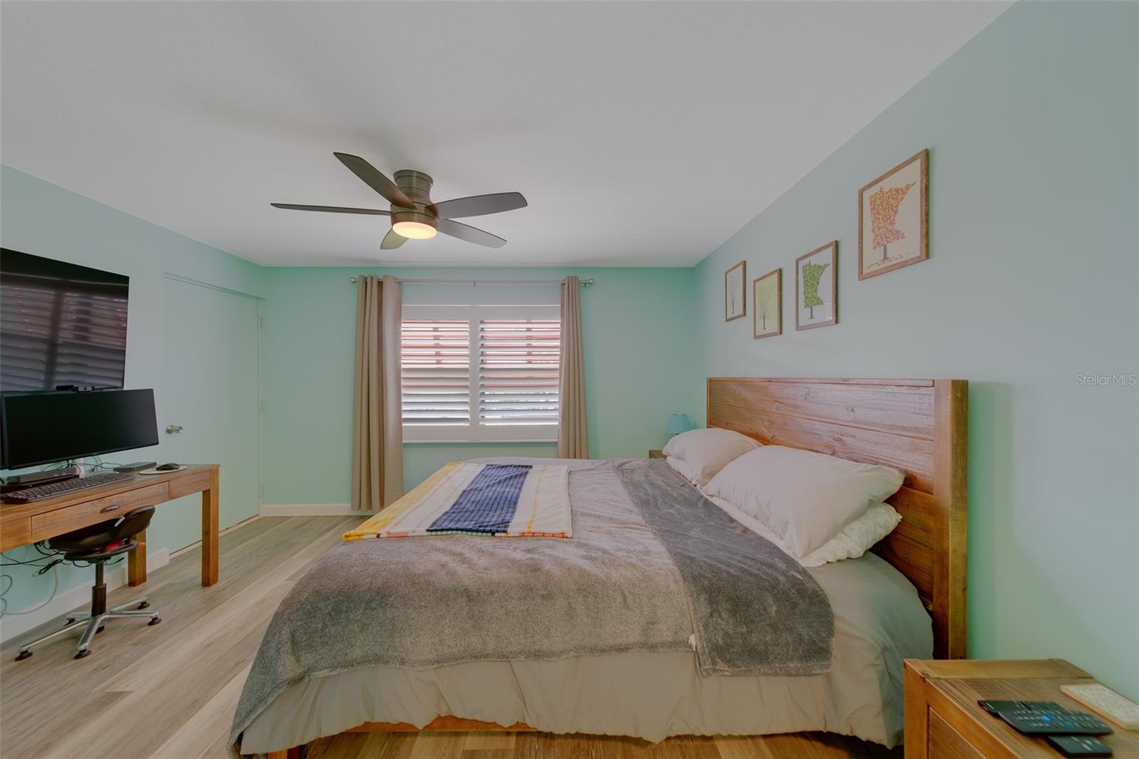 Master Bedroom has access to Patio