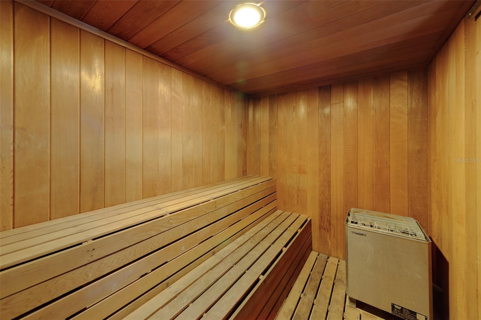 Sauna in Clubhouse