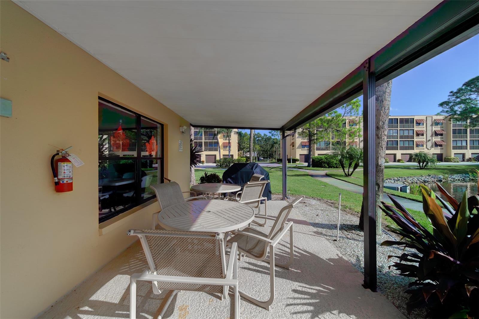 Clubhouse Patio and BBQ Grill