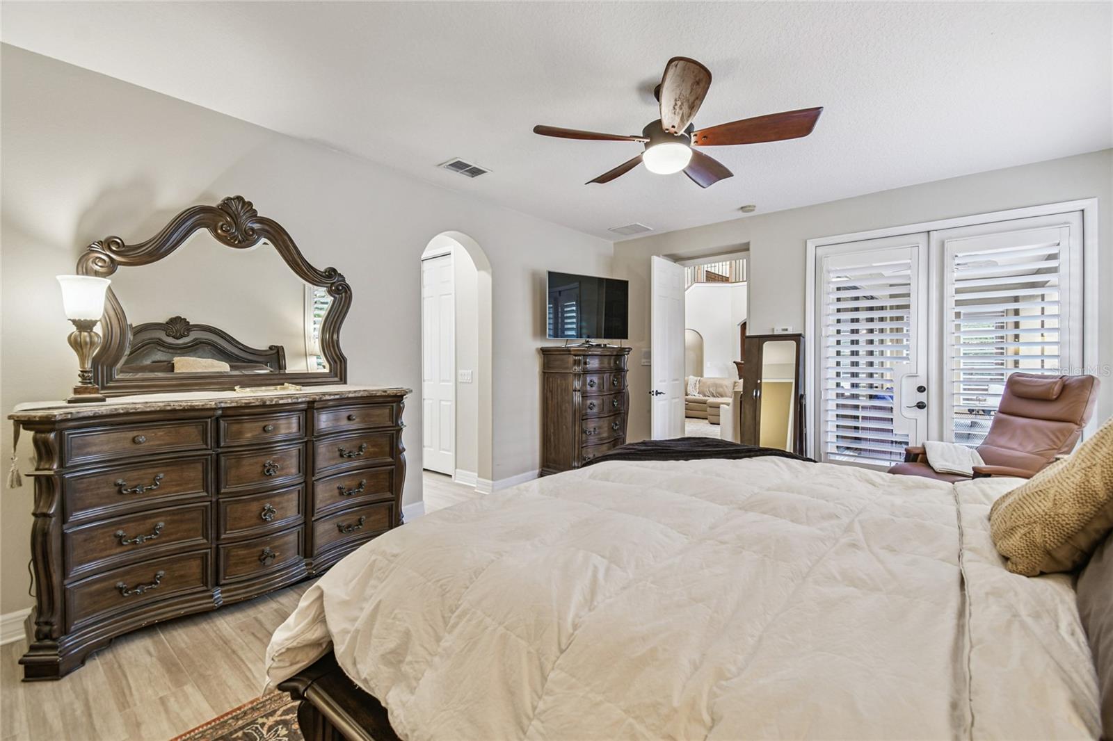 Primary bedroom suite