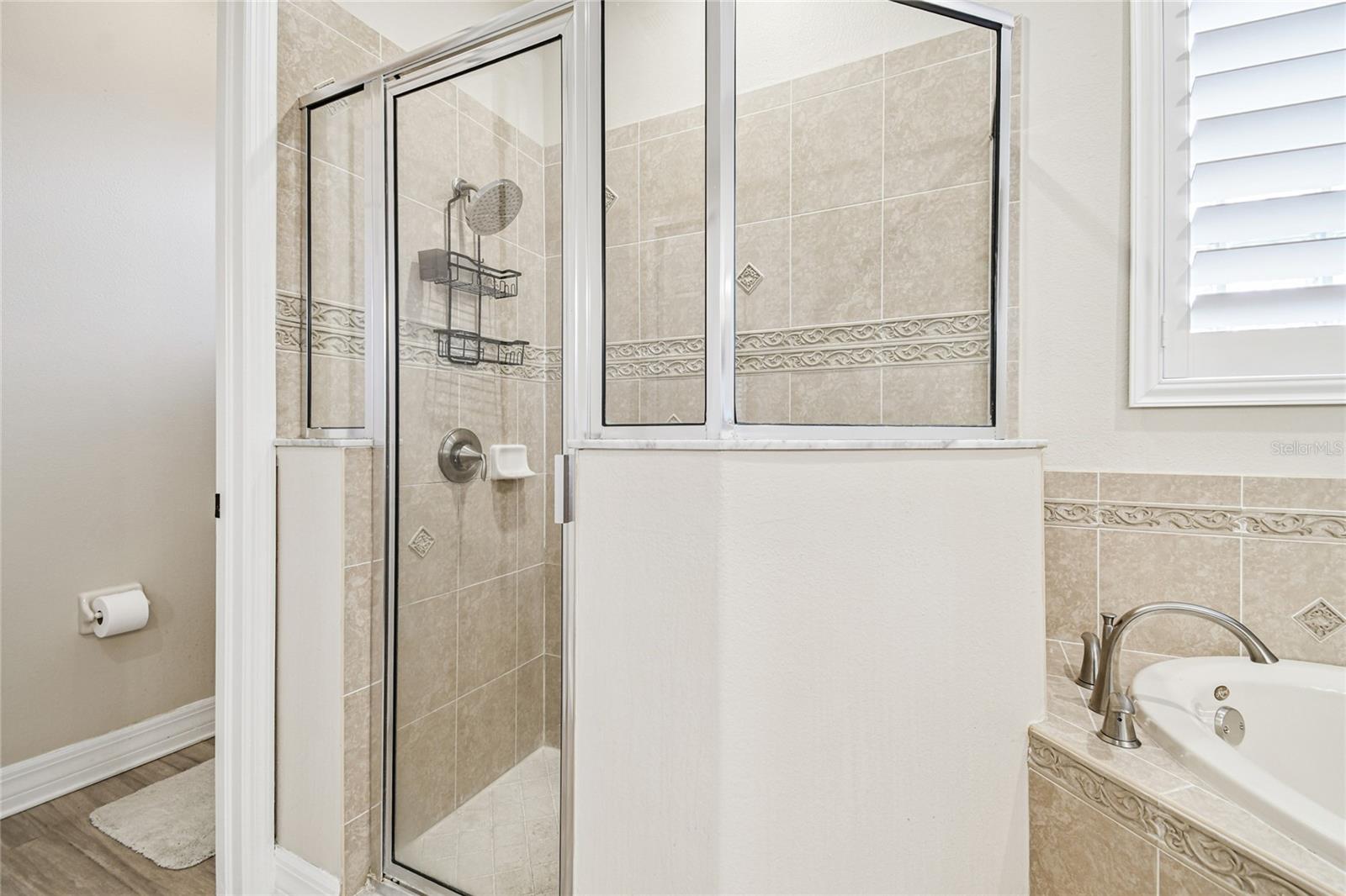 Primary en suite bathroom shower