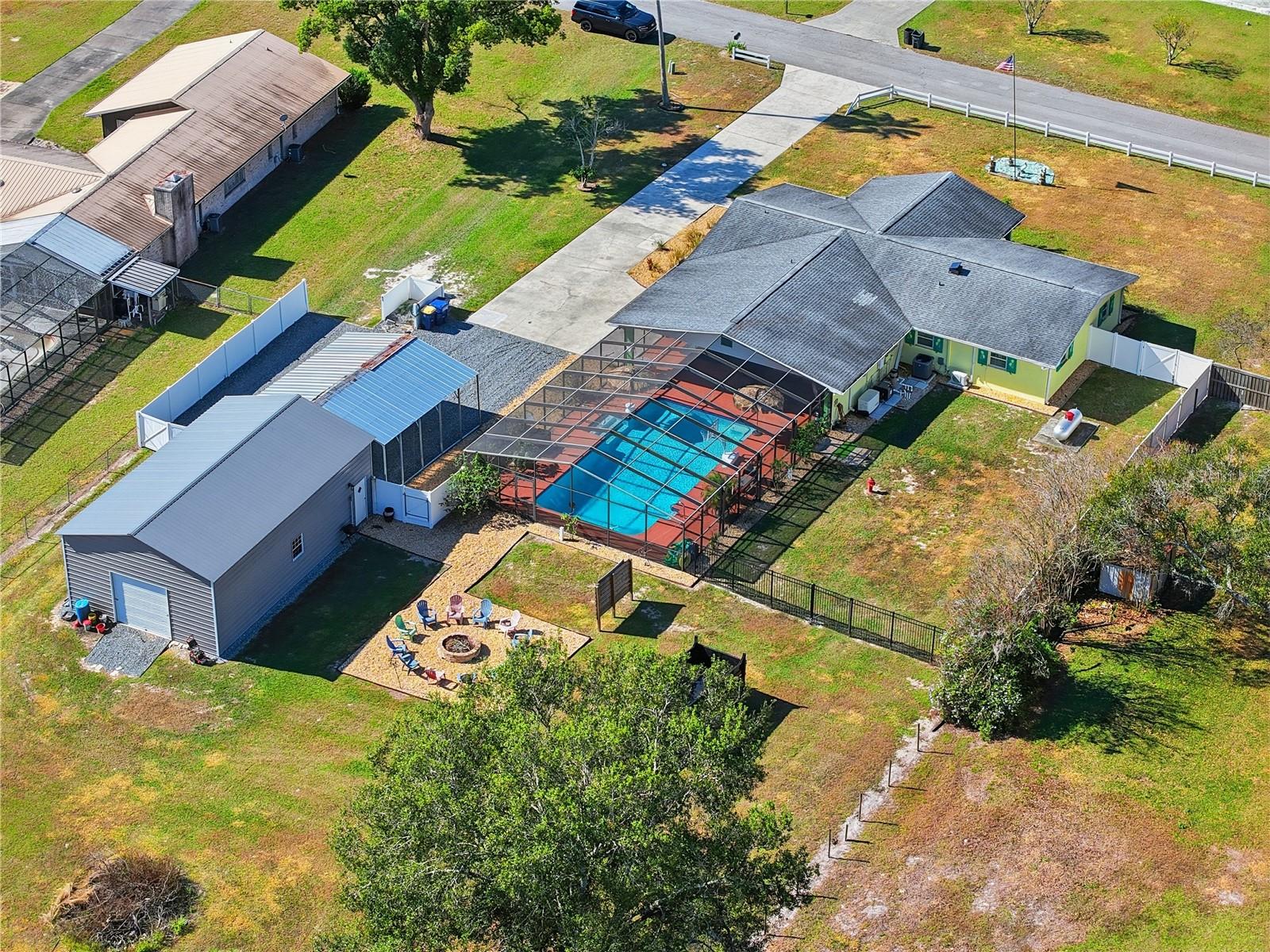 Workshop, RV Pad, Fire Pit, Axe-Throwing Board, Fenced Dog Area