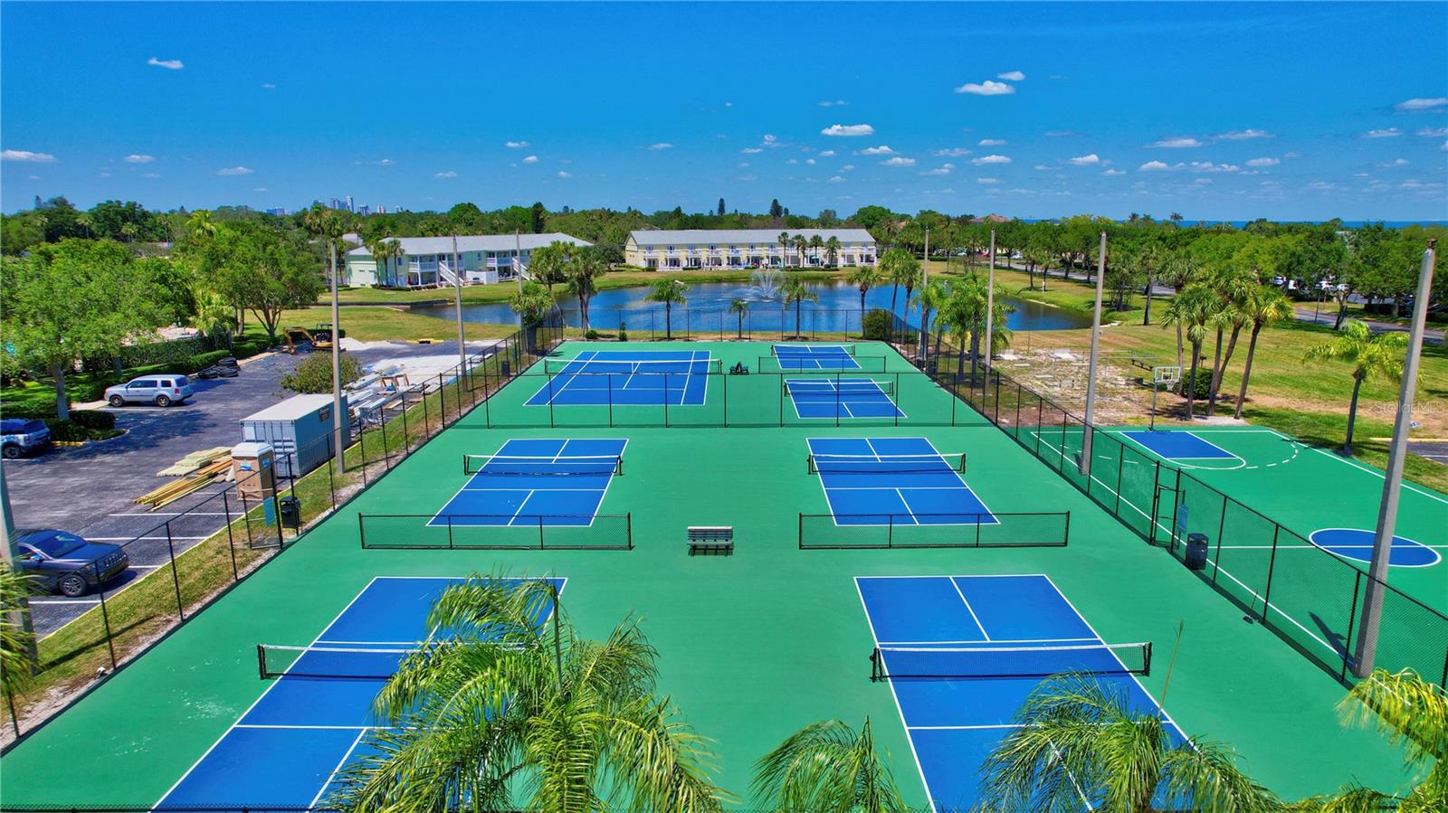 Tennis and Pickleball very active
