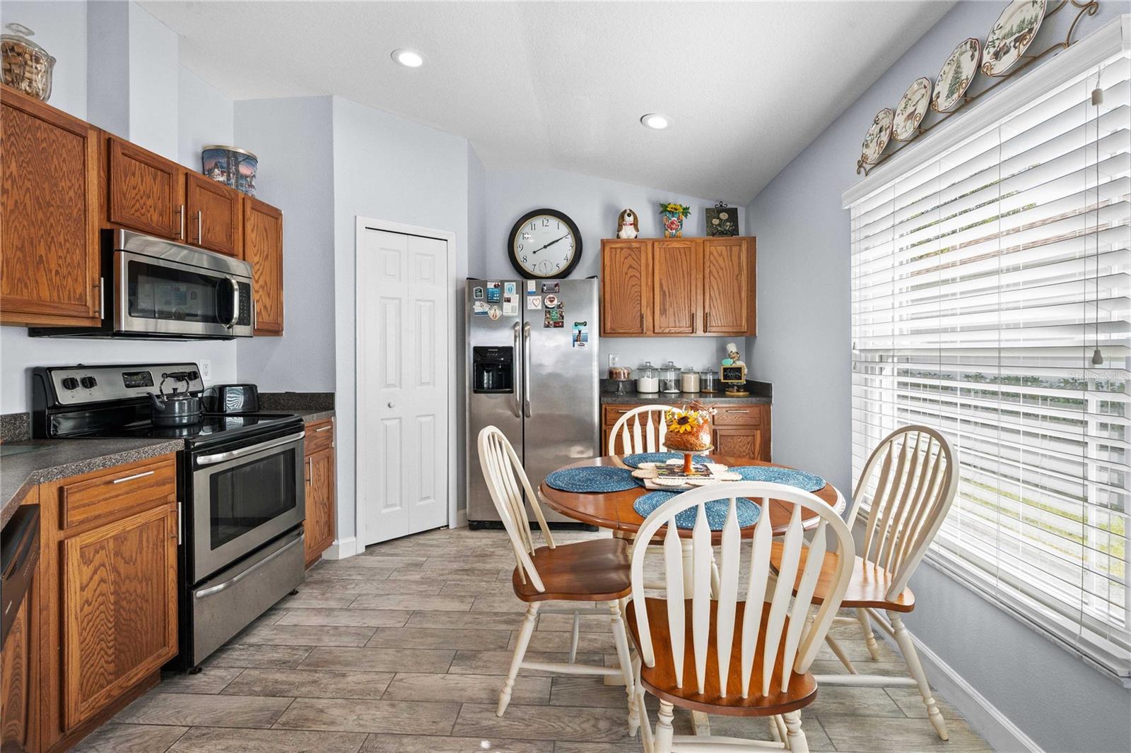 Kitchen with walk in pantry