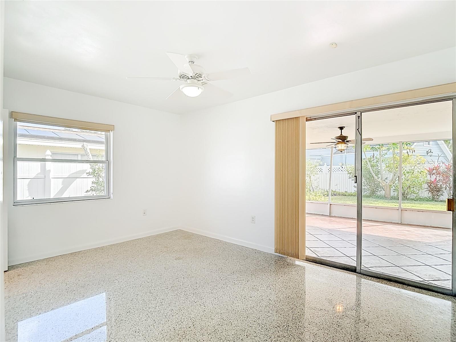 Bedroom 3 - Private En Suite - Sliding Doors to Rear Patio