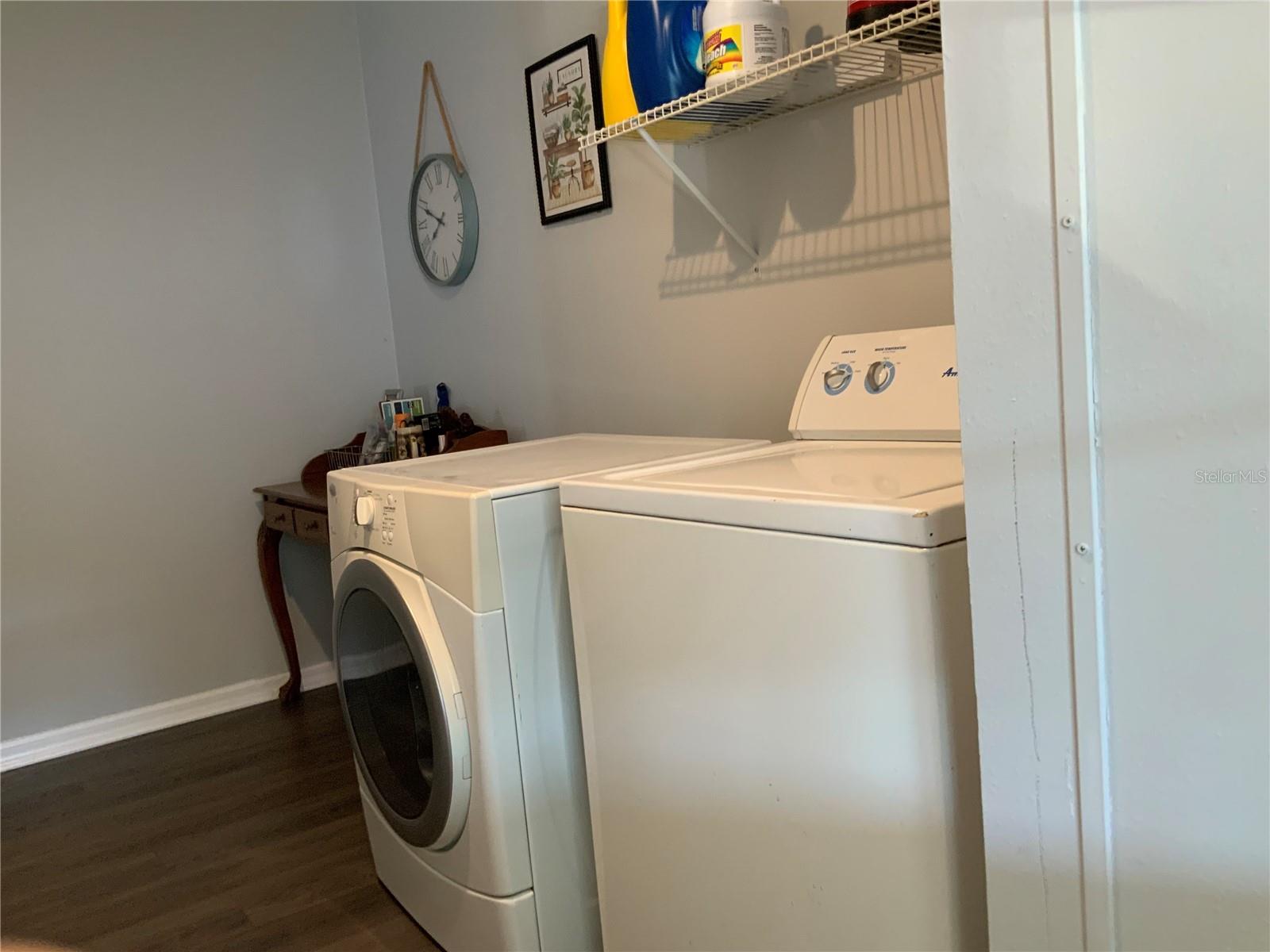 laundry area