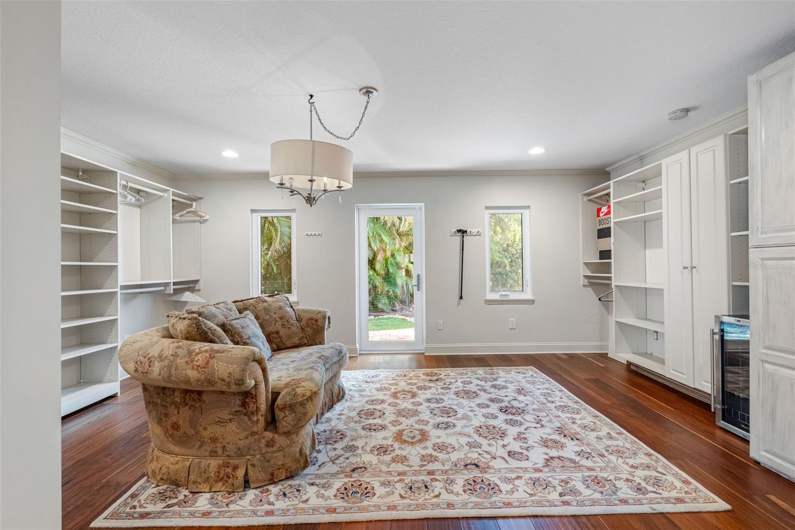 Primary bedroom full room closet