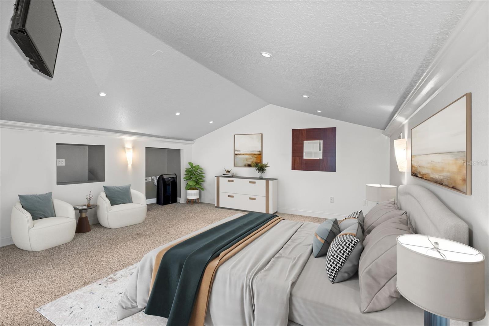 Main home upstairs staged