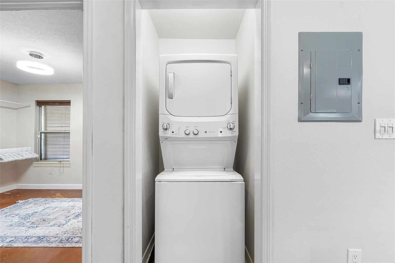 Guest home laundry closet