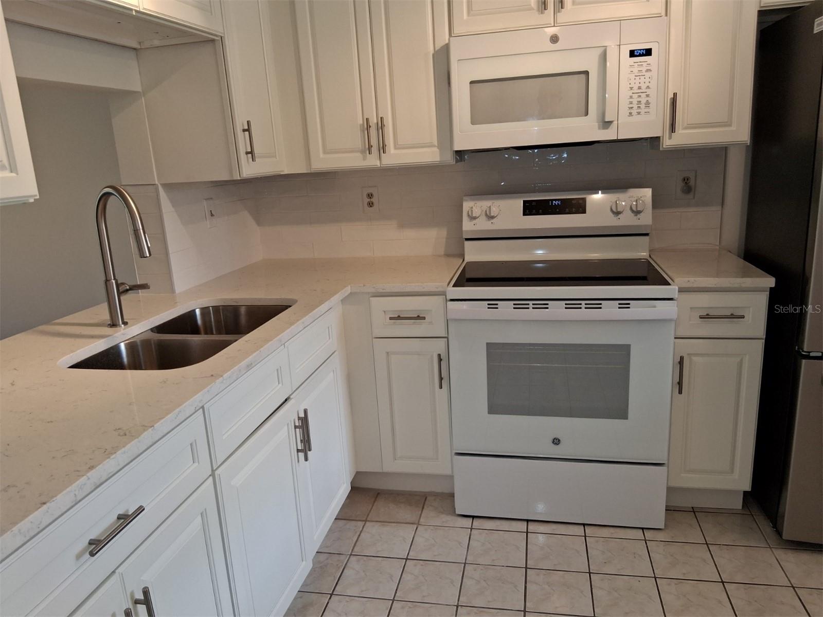 Brand new hardwood cabinets