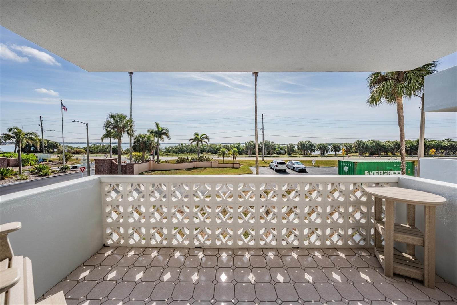 Private Balcony to watch the sun rise and set