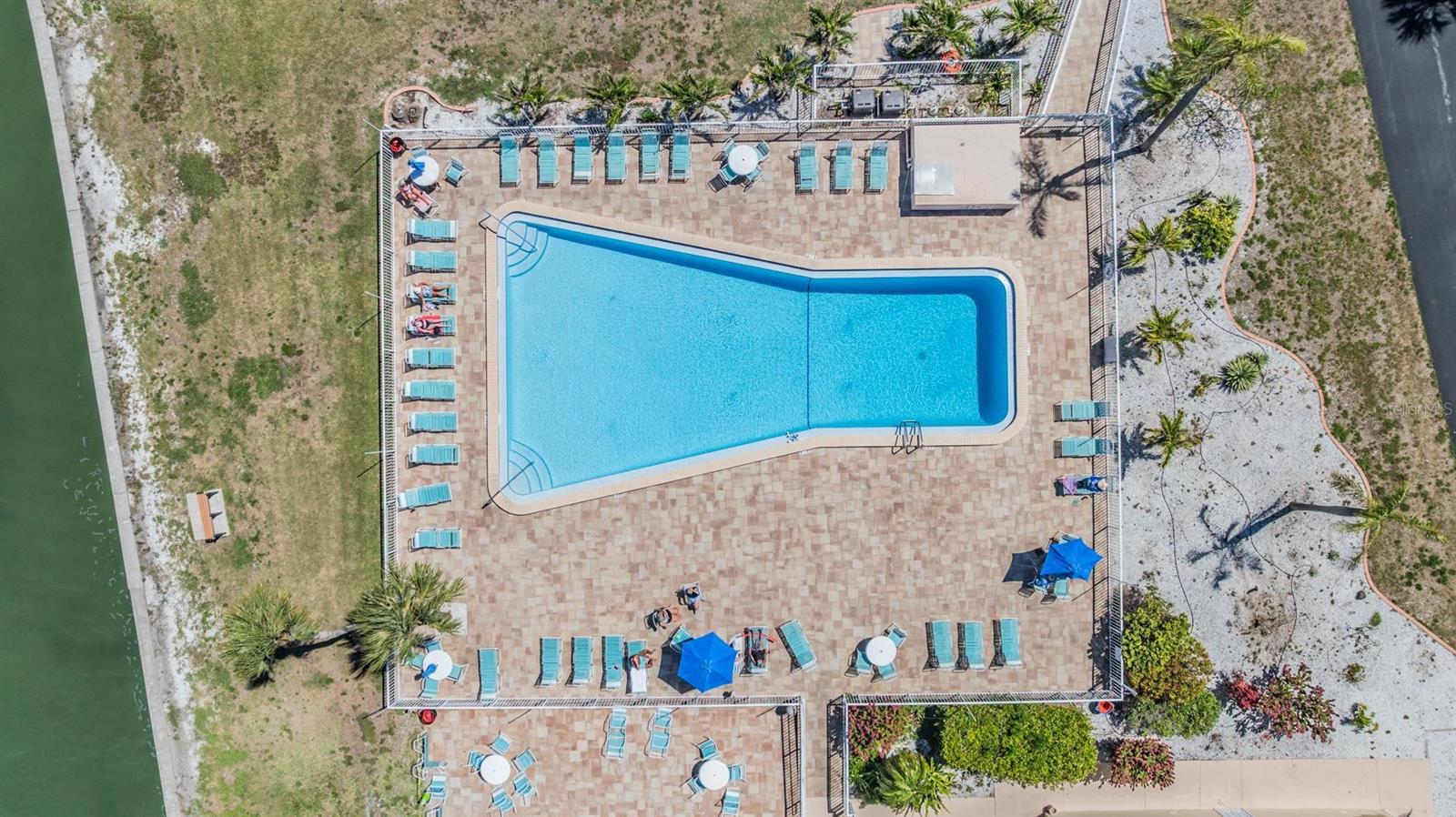 Community heated pool