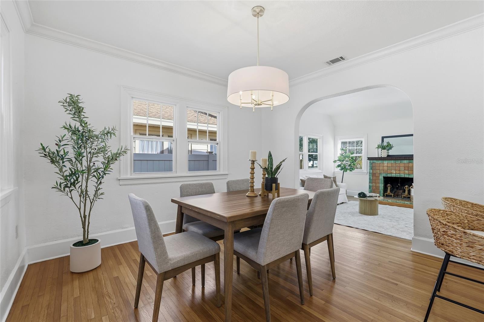 Dining-Living-Kitchen Flow