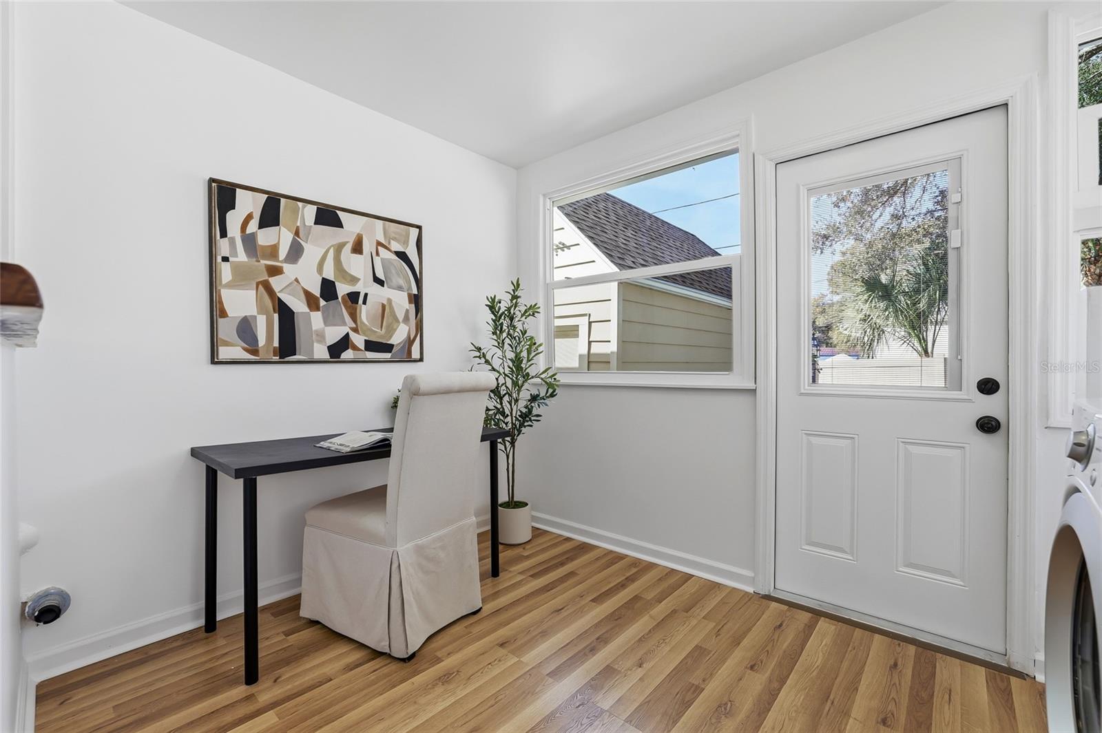 Convenient Space for a Desk or Reading Chair