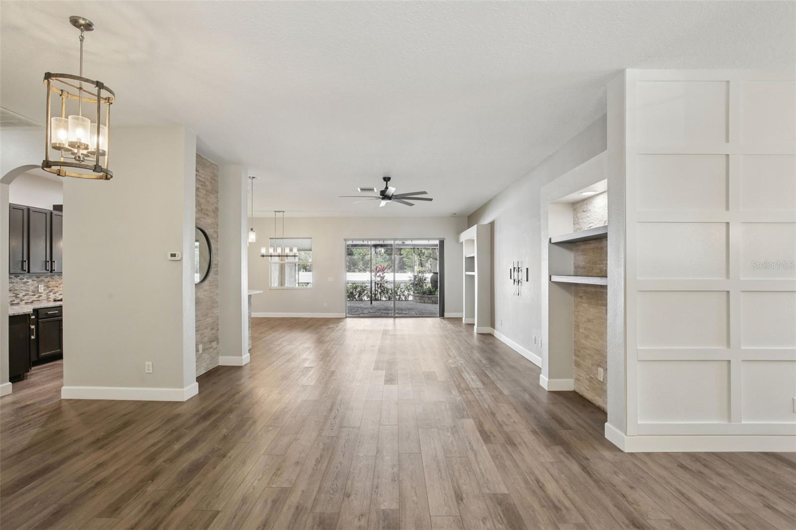 VIEW FROM DOUBLE ENTRY FRONT DOORS