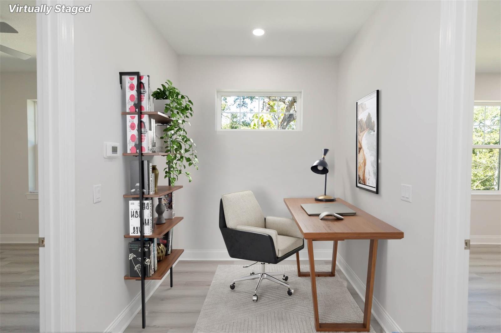 Virtually Staged. Office/den area