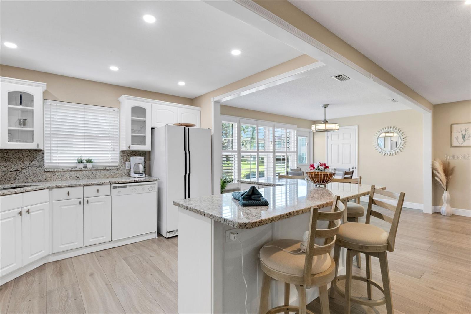 Island Kitchen with Breakfast Bar