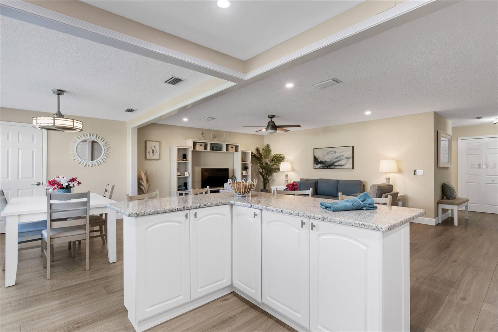 View of Great Room Plan From Kitchen