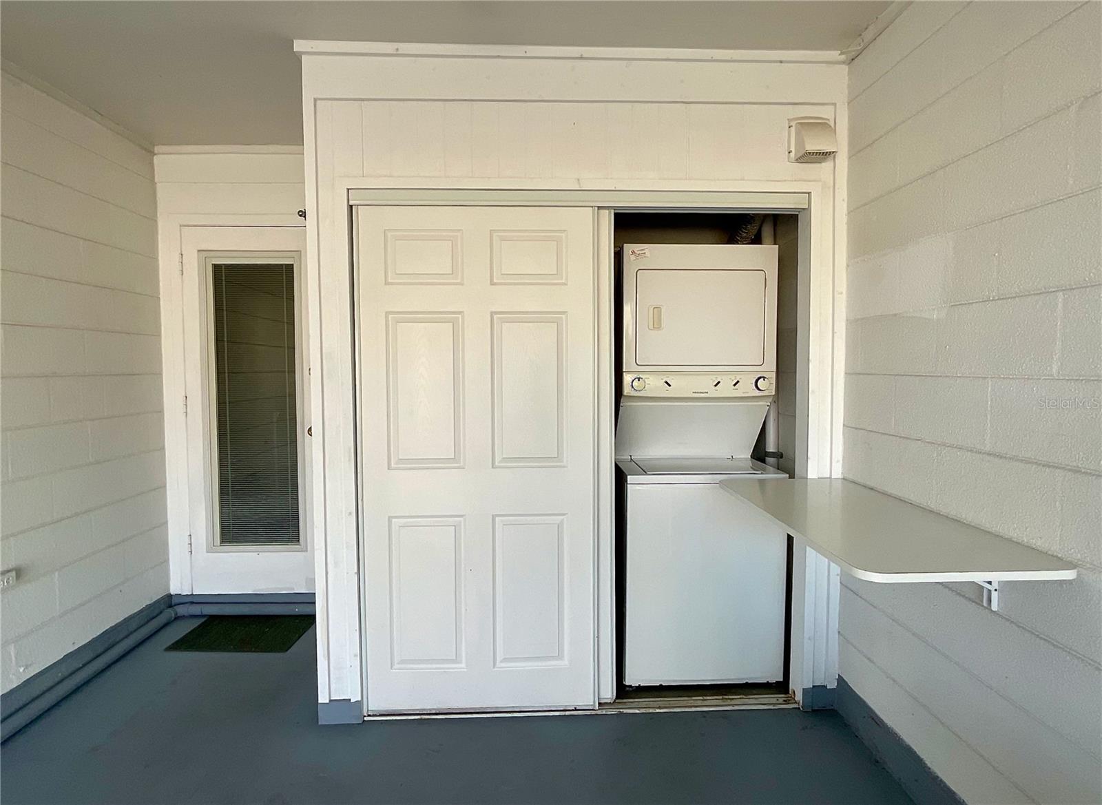 21-Laundry clost in car port