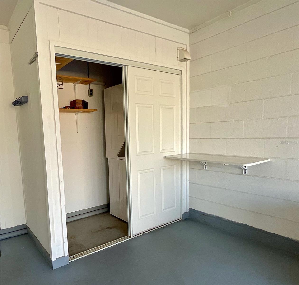 22-Laundry closet storage area