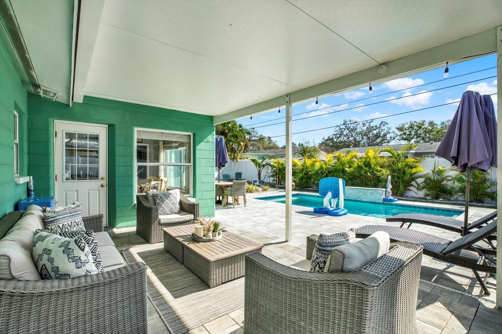 Patio and Swimming Pool